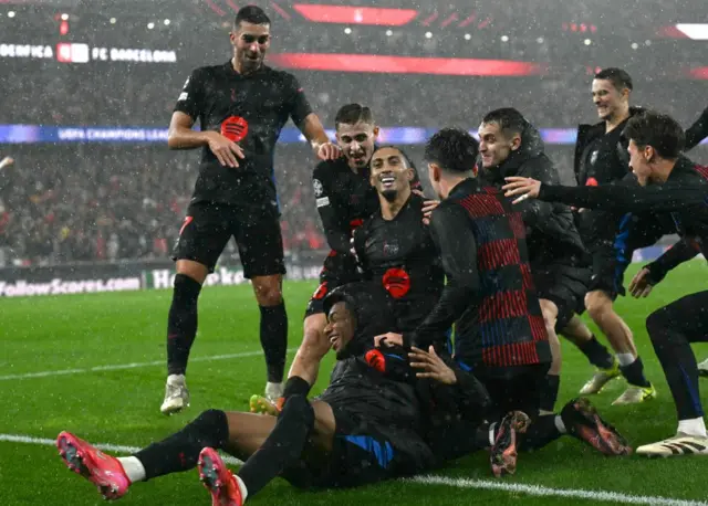 Barcelona celebrate