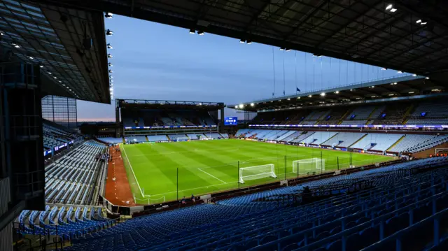 A General Stadium View during a UEFA Champions League 2024/25 League Phase MD8 match between Aston Villa and Celtic at Villa Park