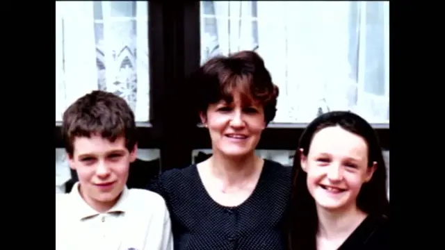 Alan radford, with his mum and one of her sisters