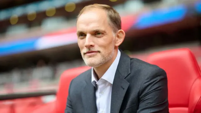 Thomas Tuchel, England head coach at Wembley