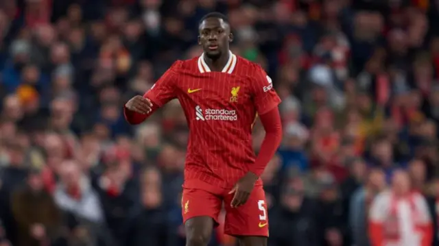 Liverpool defender Ibrahima Konate