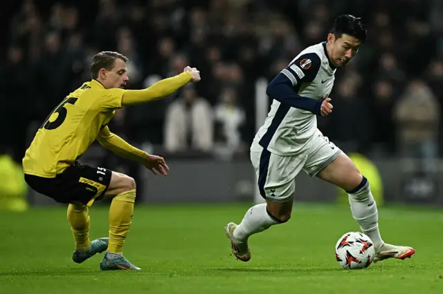 Son Heung-Min on the ball