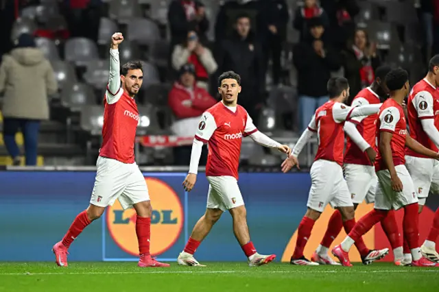 Ricardo Horta of Braga celebrates