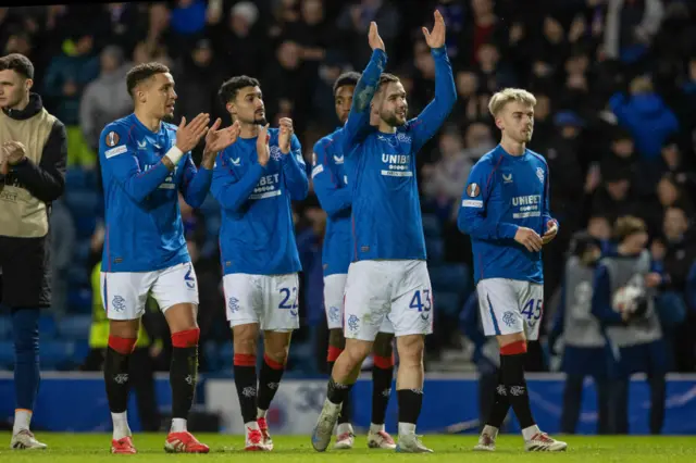 Rangers avoid the play-offs in the Europa League