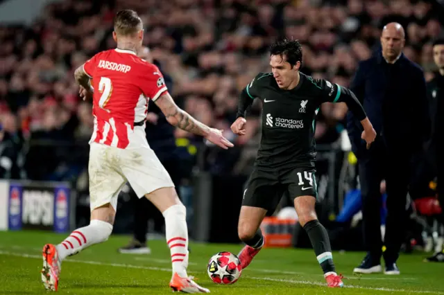 Federico Chiesa in action for Liverpool