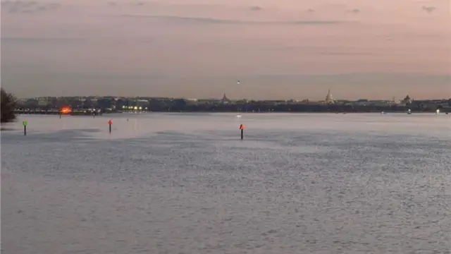 Lights over Potomac River