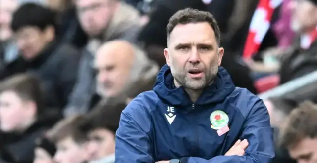 Blackburn boss John Eustace