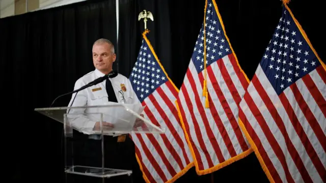 D.C. Fire Chief John A. Donnelly attends a press conference
