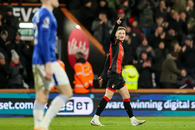 David Brooks of Bournemouth celebrates