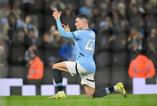 Phil Foden of Manchester City celebrates