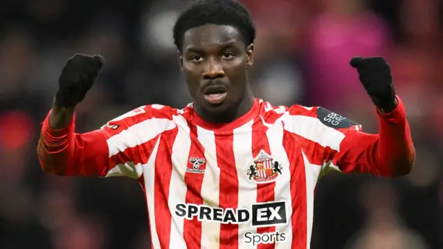 Sunderland forward Eliezer Mayenda