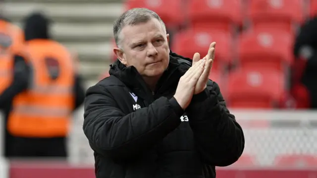 Stoke manager Mark Robins