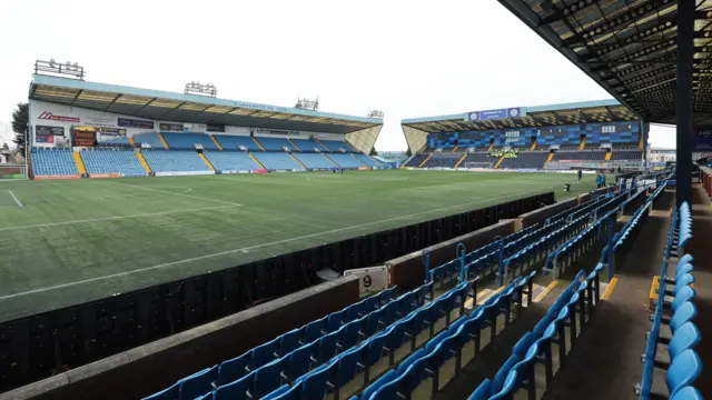 A general view of Rugby Park