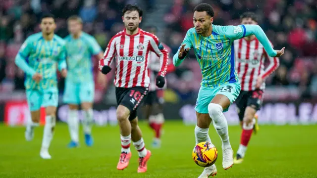 Sunderland v Portsmouth match action