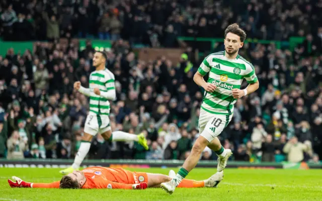 Nicolas Kuhn break the deadlock at Parkhead