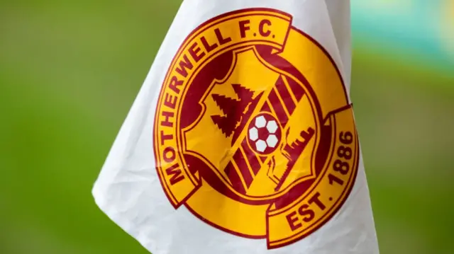 A corner flag at Motherwell's Fir Park