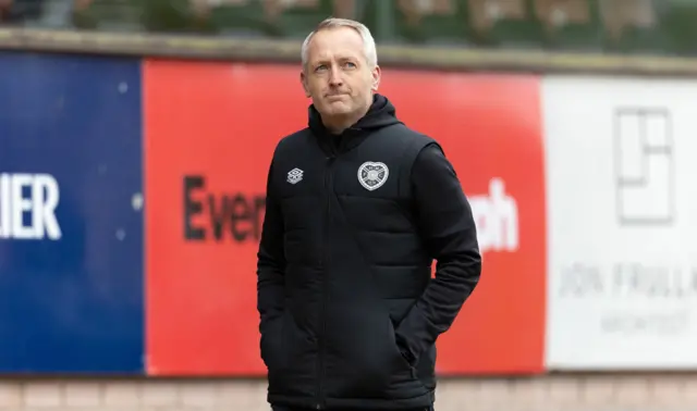 Hearts head coach Neil Critchley