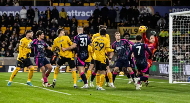 Matz Sels saves for Nottingham Forest