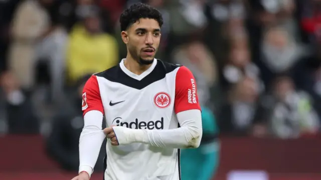 Omar Marmoush of Eintracht Frankfurt