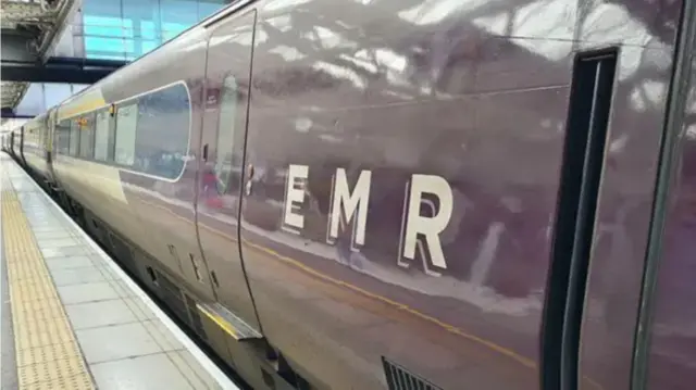 An image of an East Midlands Railway train