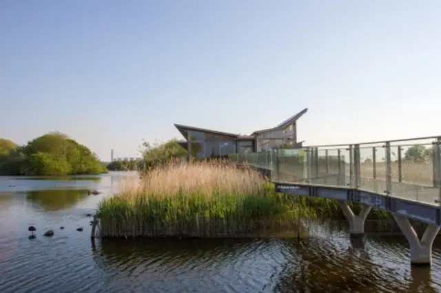 The visitor centre at Attenborough is shut today