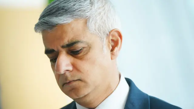 A file photo of Mayor of London Sir Sadiq Khan