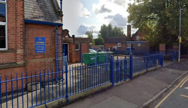 Exterior shot of Latimer Primary School in Anstey