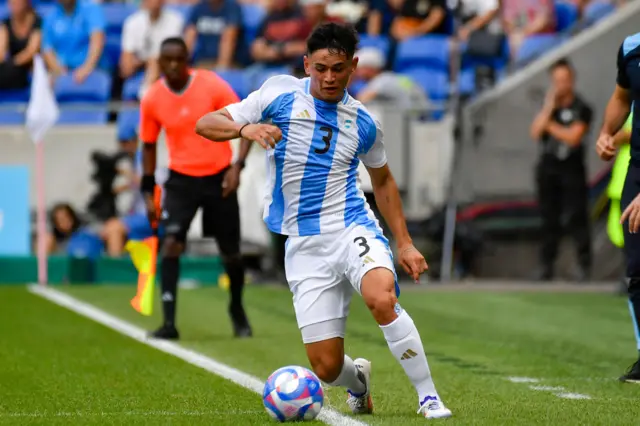 Julio Soler of Argentina in action at the Olympics