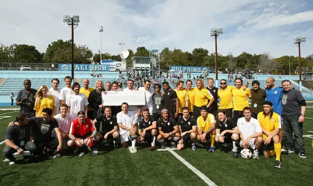 The school was also used for a celebrity charity football game in 2009