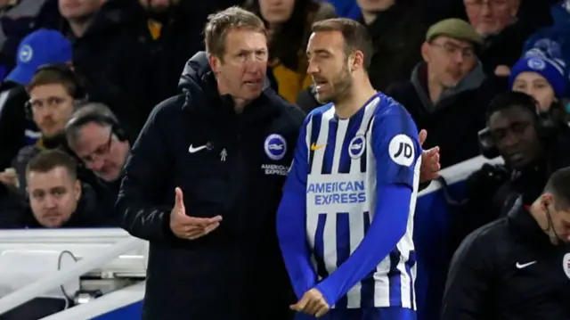 Graham Potter and Glenn Murray