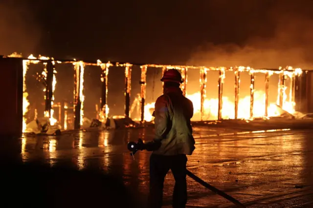 Firefighters continue battling Palisades fire in Los Angeles