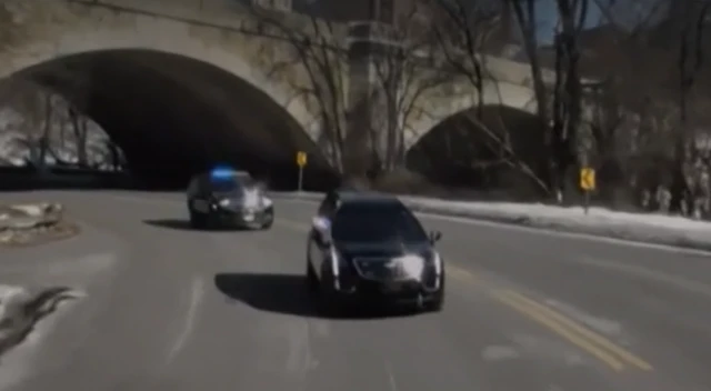 Carter motorcade drives in Washington