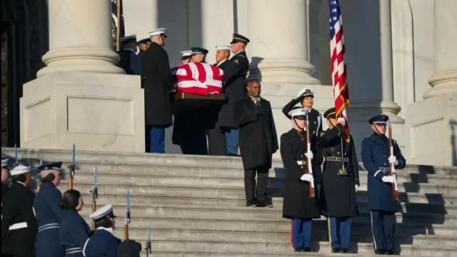 Carter's casket