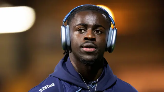 Rangers Clinton Nsiala pre-match during a William Hill Premiership match between Dundee and Rangers  at The Scot Foam Stadium