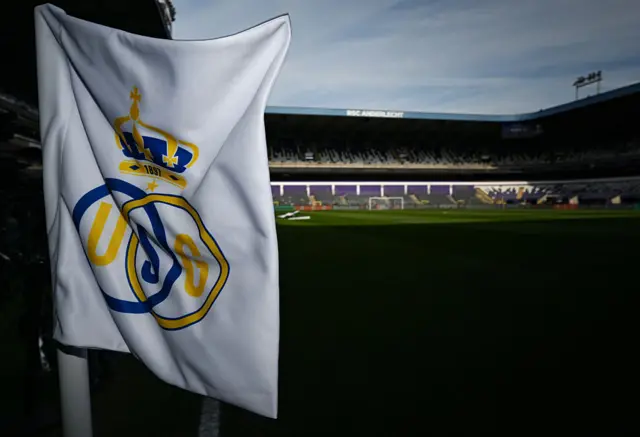 Corner flag at RSC Anderlecht Stadium