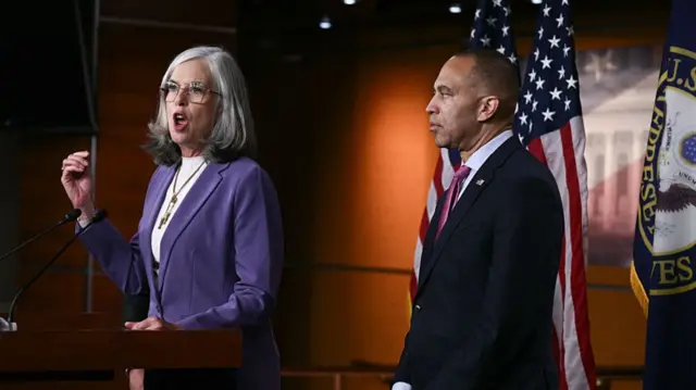 Katherine Clark and Hakeem Jeffries