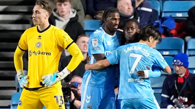 Coventry celebrate scoring