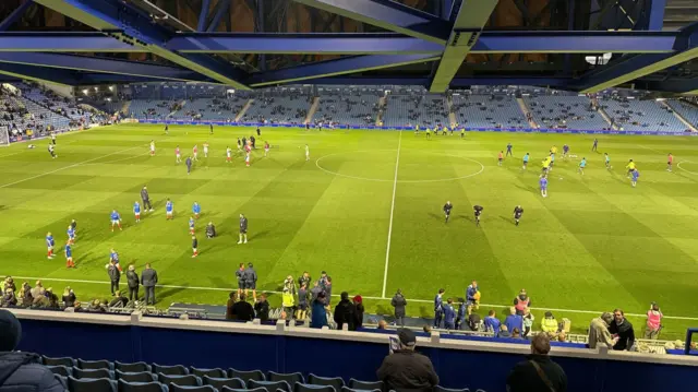 A general view of Fratton Park