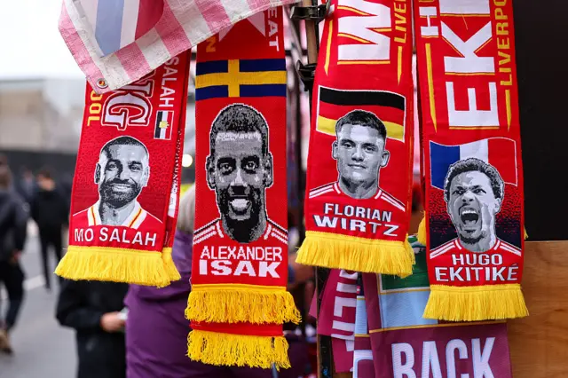 Liverpool's new signings on scarves