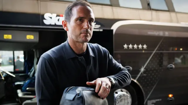Frank Lampard arrives at Millwall