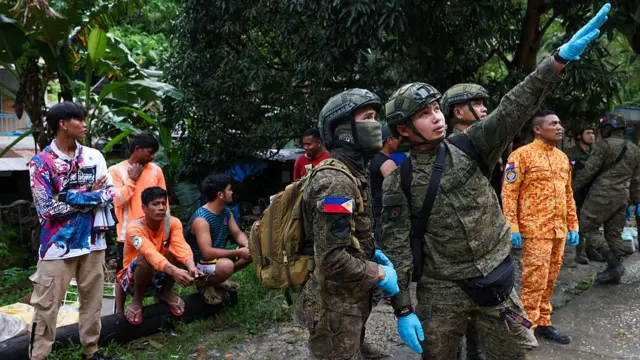 Rescuers and soldiers have been deployed to affected areas