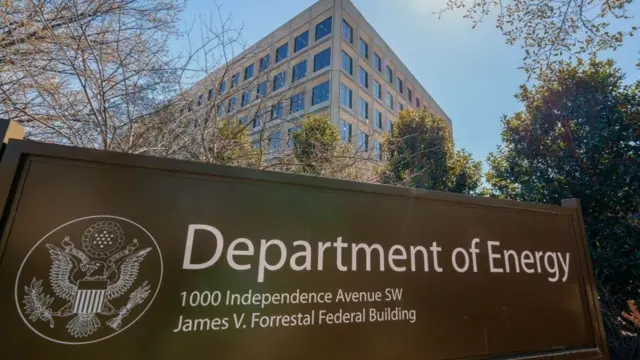 US Department of Energy sign