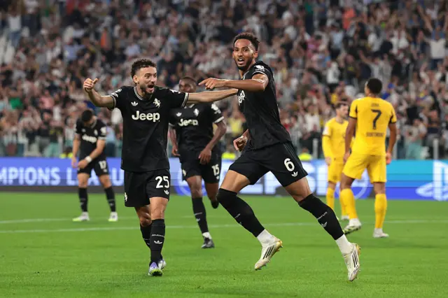Juventus score against Dortmund