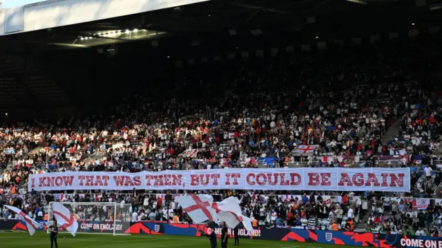 England fans at St James' Park