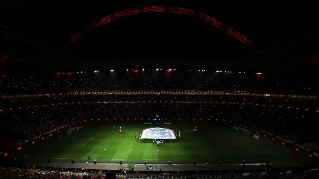 England crowd at Wembley