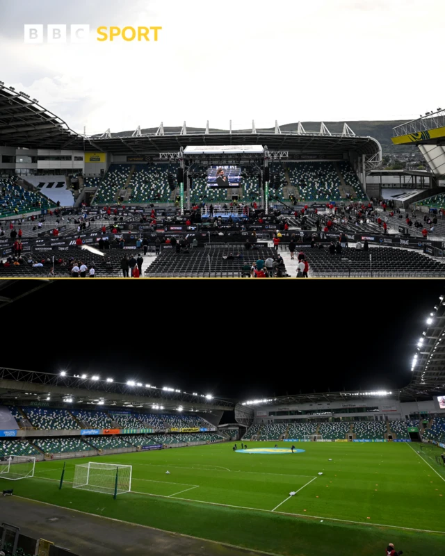 Windsor Park view for boxing and football