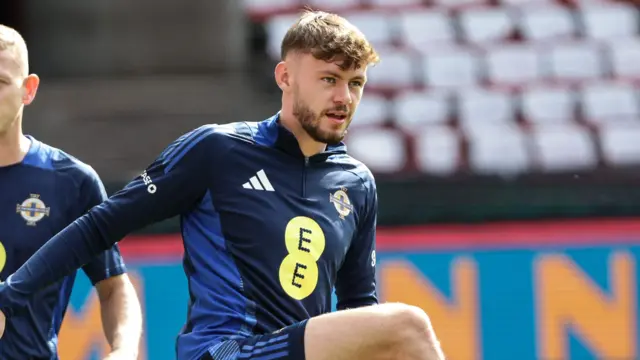 Conor Bradley in training