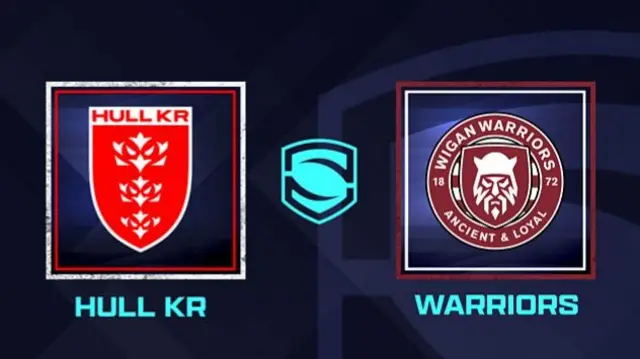 Hull KR v Wigan Warriors graphic