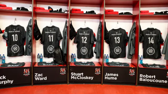 Ulster dressing room