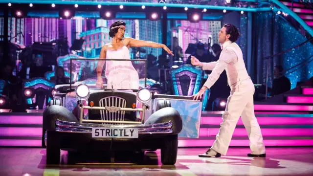f Balvinder Sopal and Julian Caillon during their appearance on the live show of Saturday's Strictly Come Dancing show on BBC1